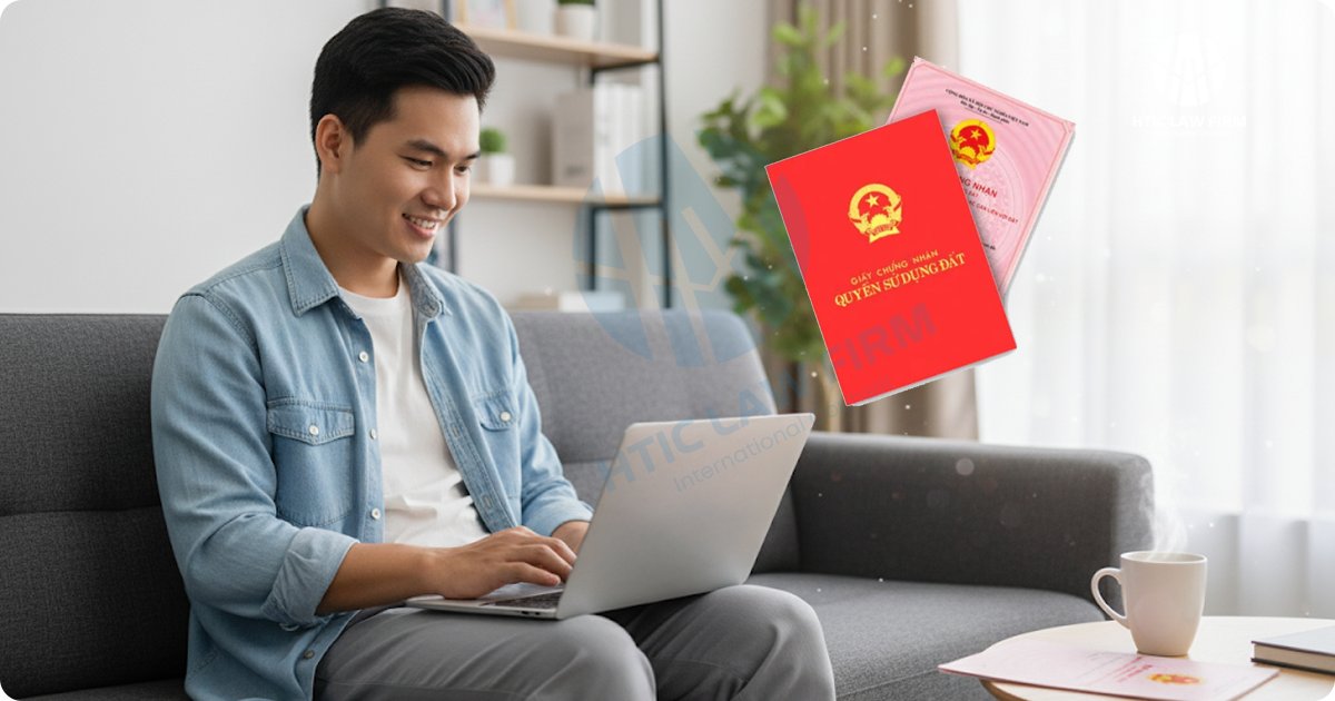 Cấp sổ đỏ, đăng lý đất đai online tại nhà