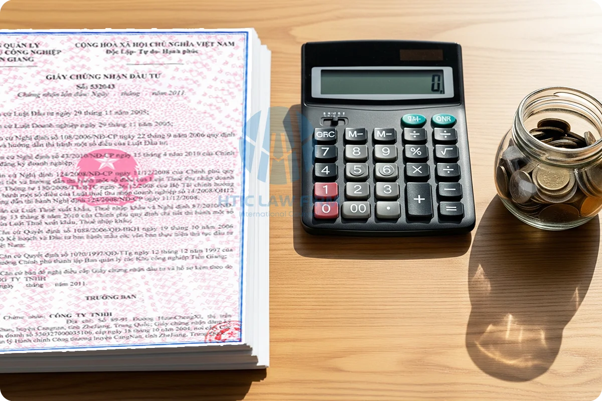 Chi phí & lệ phí làm Giấy chứng nhận đăng ký đầu tư IRC