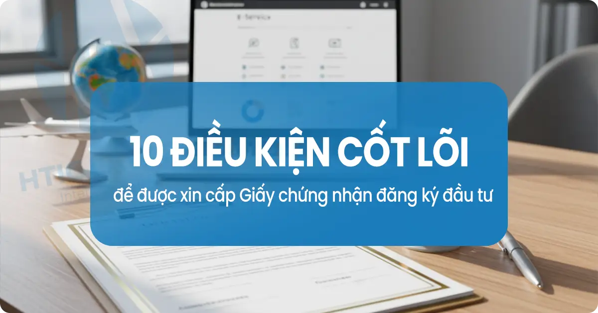 Điều kiện xin cấp Giấy chứng nhận đăng ký đầu tư
