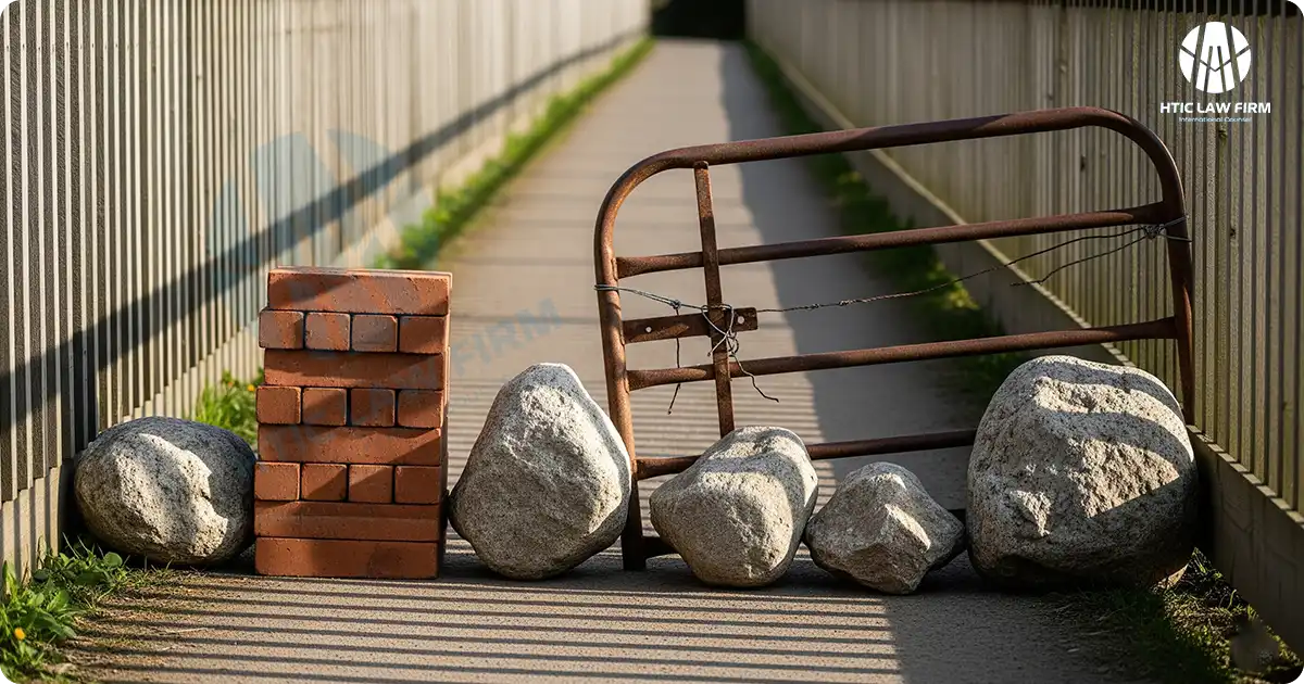 Những hành vi được xem là cản trở lối đi chung