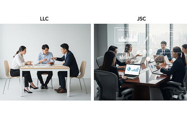 So sánh công ty TNHH và Công ty cổ phần