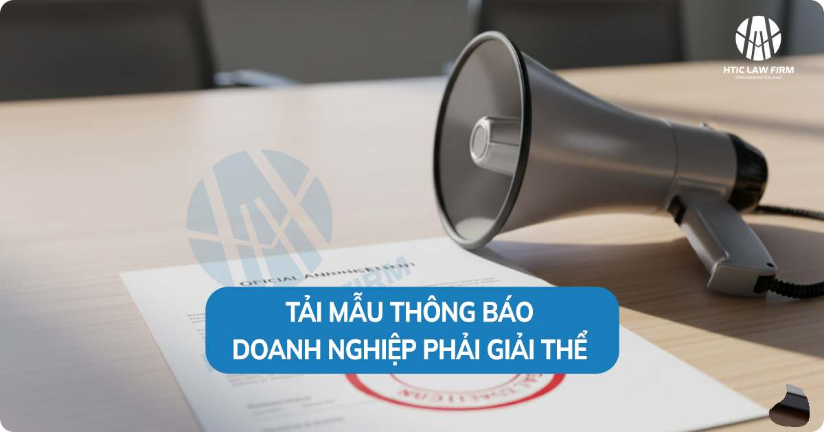 Tải mẫu thông báo giải thể doanh nghiệp