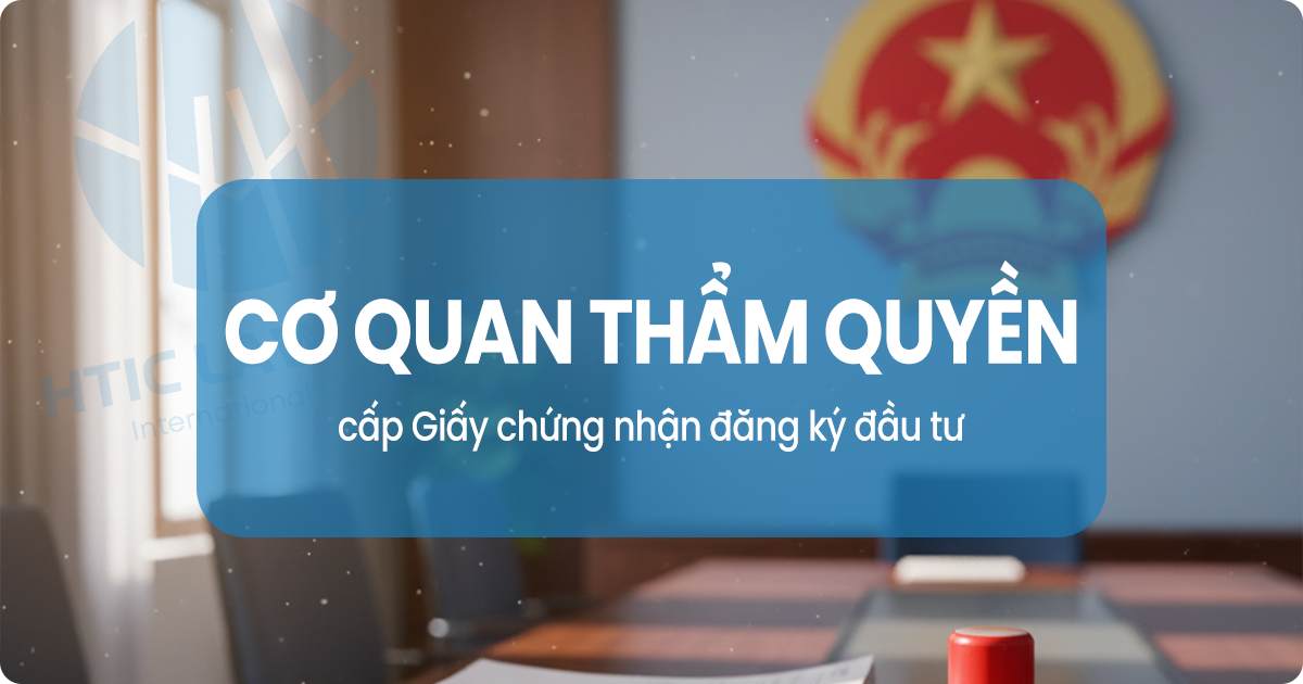 Sơ đồ các cơ quan có thẩm quyền cấp giấy chứng nhận đăng ký đầu tư IRC