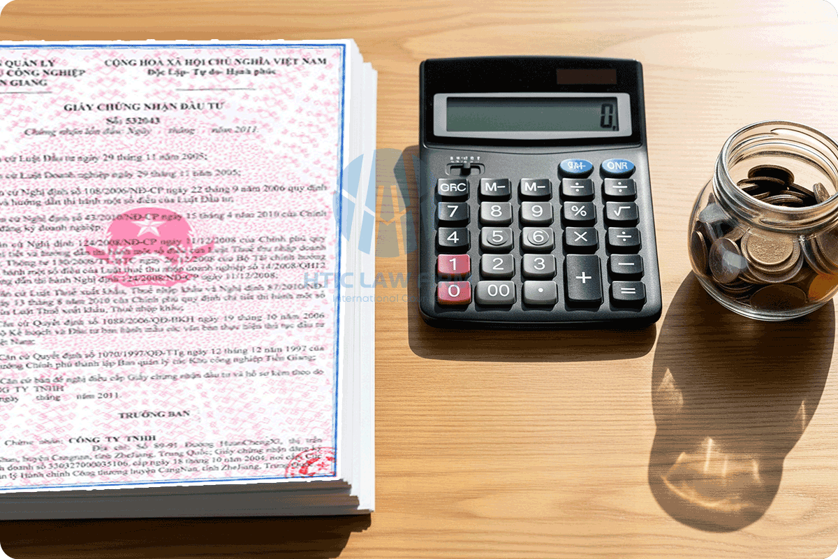 Chi phí & Lệ phí Giấy chứng nhận đăng ký đầu tư IRC 2025: Bảng giá & ví dụ tính